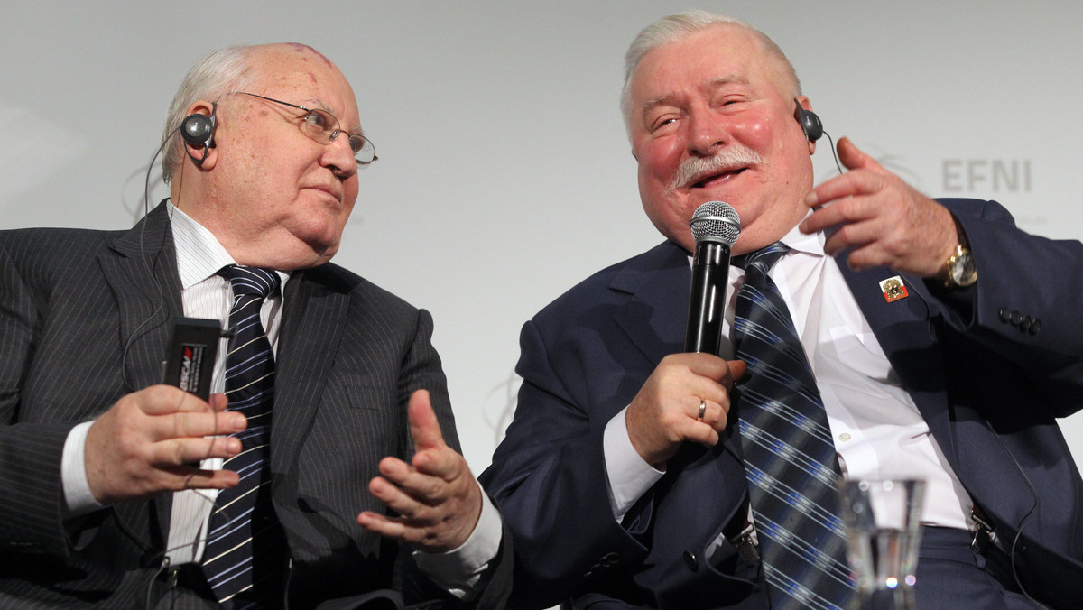 Gorbaczow nie żyje. Lech Wałęsa: podziwiałem go, choć go nie rozumiałem