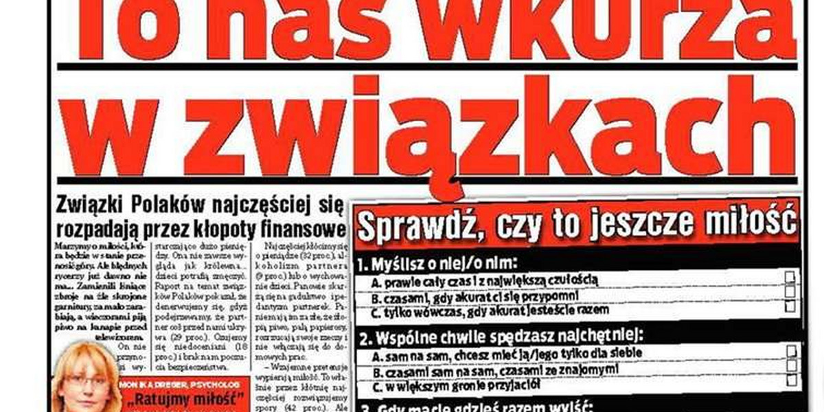 To nas wkurza w związkach