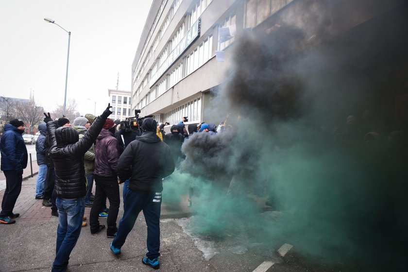 Uczestnicy protestu mają kłopoty 