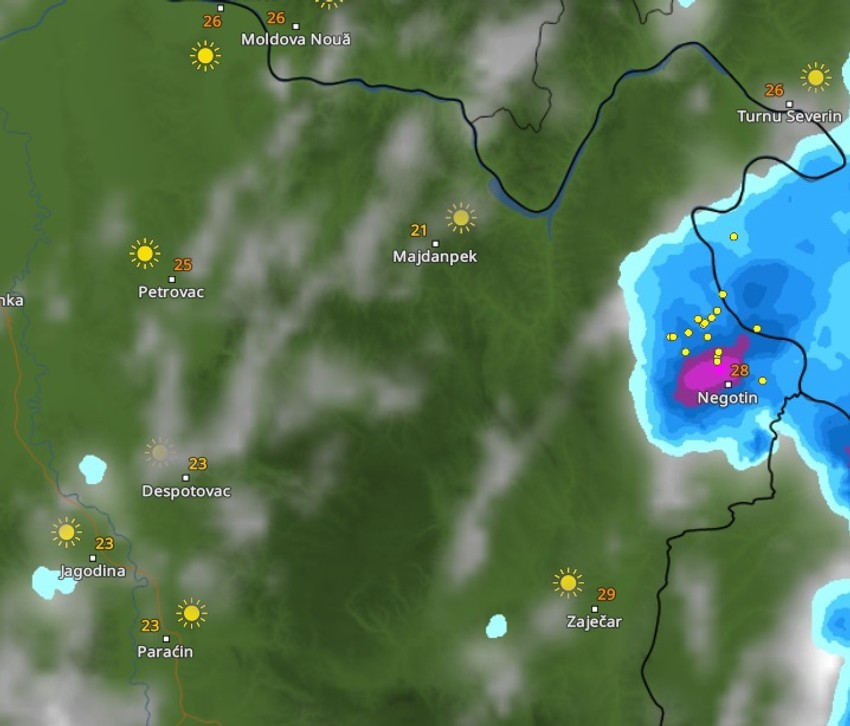 Negotin nevreme u 17.55