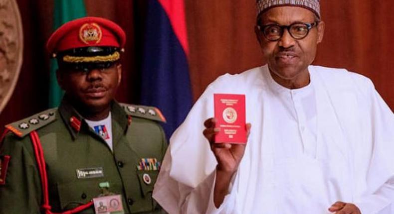President Muhammadu Buhari had in January 2019 launched the new Nigerian Passport [viral]