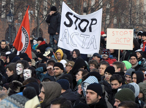 Polski bunt przeciw ACTA rozlał się na całą Europę