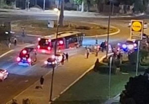 Saobraćajna nesreća na kružnom toku