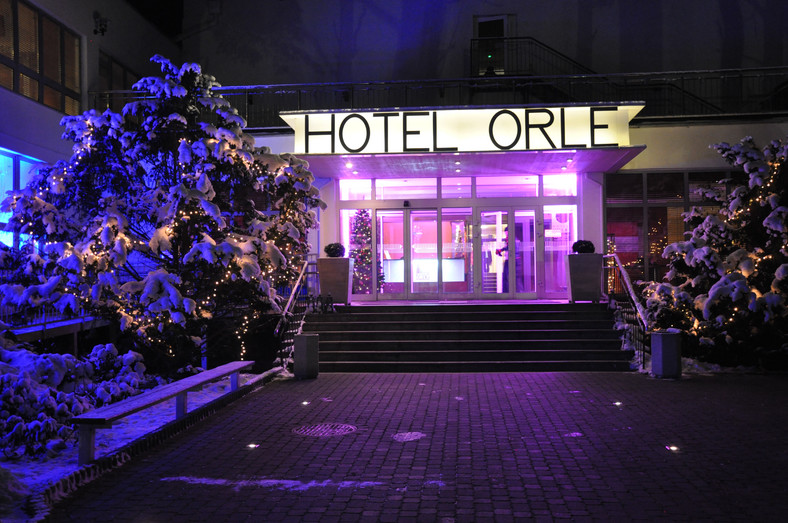Hotel Orle zimą