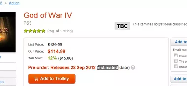 God of War IV pod koniec września?