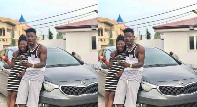 Shatta Wale and mum