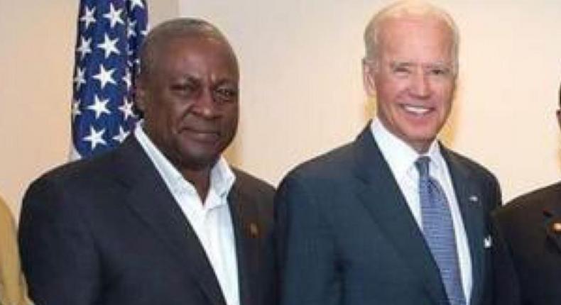 “I look forward to us working together for the mutual benefit of our two countries - Mahama congratulates Joe Biden