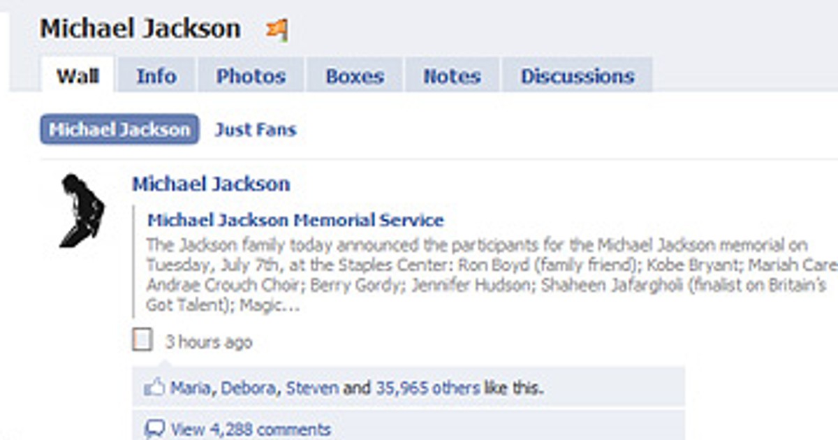 Michael Jackson popularniejszy od Obamy na Facebooku