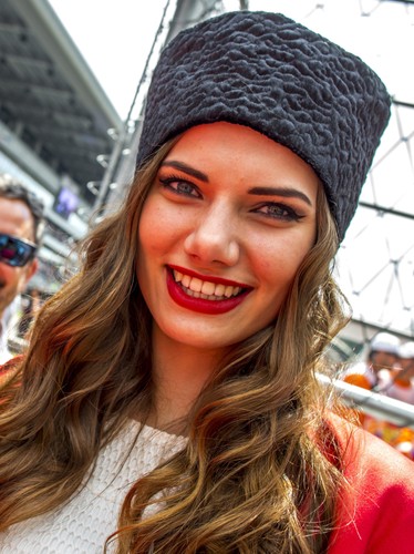 Piękne Rosjanki i Putin dodatkową 'atrakcją' Grand Prix Formuły 1 w Soczi.