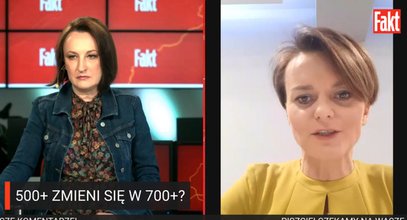 500 plus zamieni się w 700 plus? Jadwiga Emilewicz gościem Faktu LIVE