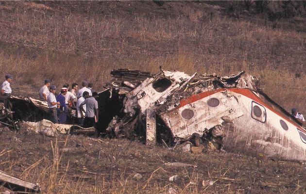 Plane crash site