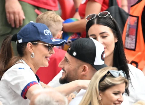 Svetlana Ražnatović Ceca, Anastasija i Nemanja Gudelj (Foto: Ringier/Aleksandar Dimitrijević)