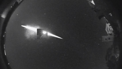 Úgy ragyogott, akár a telihold: látványos videón, ahogy felrobban egy meteorit Horvátország felett