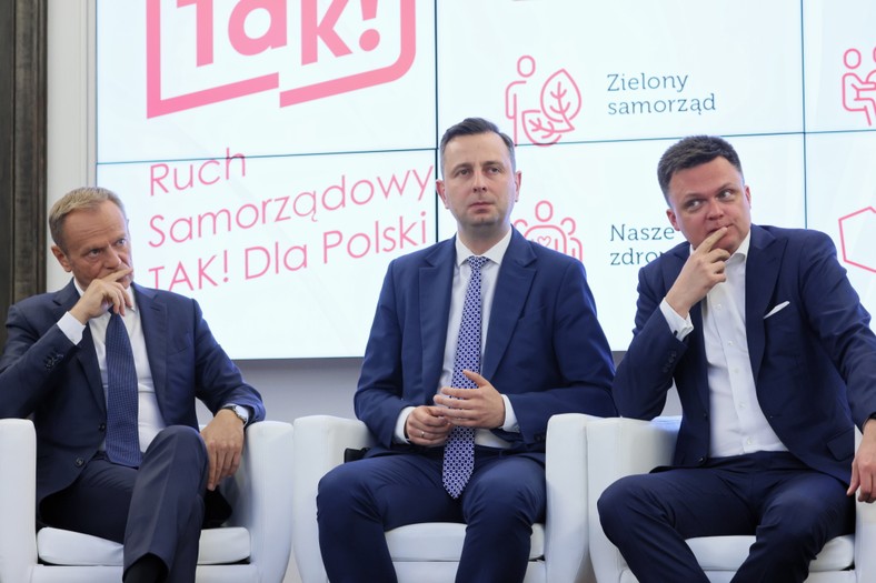 Tusk, Kosiniak-Kamysz i Hołownia