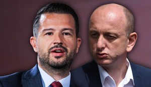 Milan Knežević i Jakov Milatović 