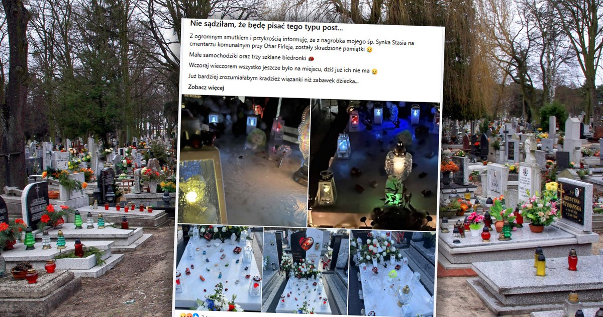 Cmentarna hiena zrobiła to zmarłemu Stasiowi. Rozpaczliwy apel matki