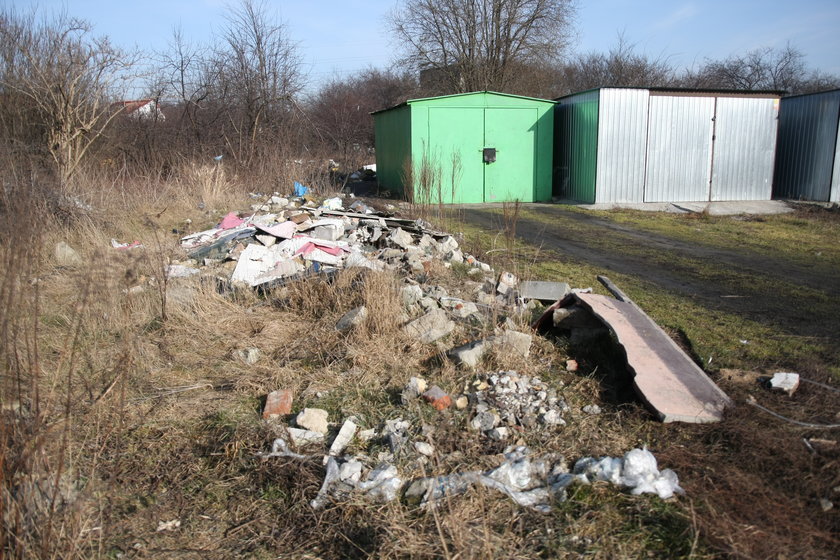 Dzikie wysypisko na Stogach w Gdańsku 