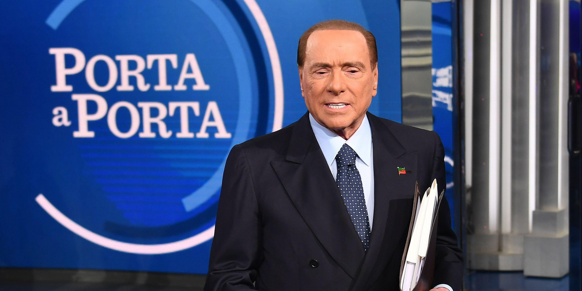 Przywódca włoskiej centroprawicy Silvio Berlusconi