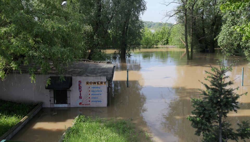 WARSZAWA WISŁA STAN POWODZIOWY