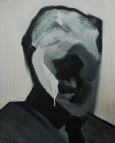 'Szkice do portretu 34', Cezary Bednarczyk, olej na płótnie, 50x40 cm