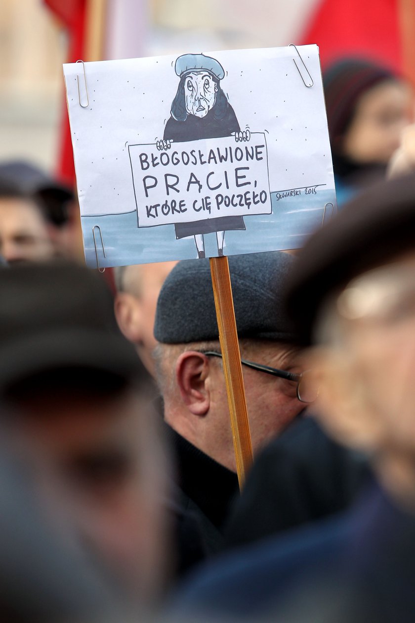 Manifestacja KOD w Katowicach