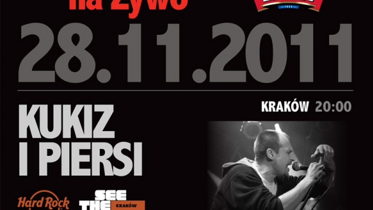 Cykl Granie Na Żywo powraca. Tym razem koncerty będą odbywać się w każdy poniedziałek, w dwóch miastach - o 20:00 w Krakowie i o 21:00 w Warszawie. Podczas pierwszej imprezy - już 28 listopada - zagrają Kukiz i Piersi (Kraków) oraz Wojtek Pilichowski &amp; Bruk Braders (Warszawa).