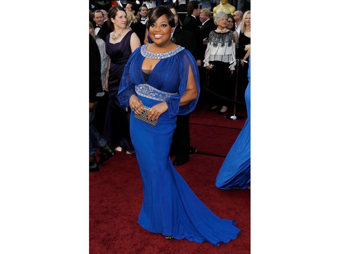 Sherri Shepherd to kolejna gwiazda, która na rozdaniu Oscarów zrobiła piorunujące wrażenie swoim dekoltem