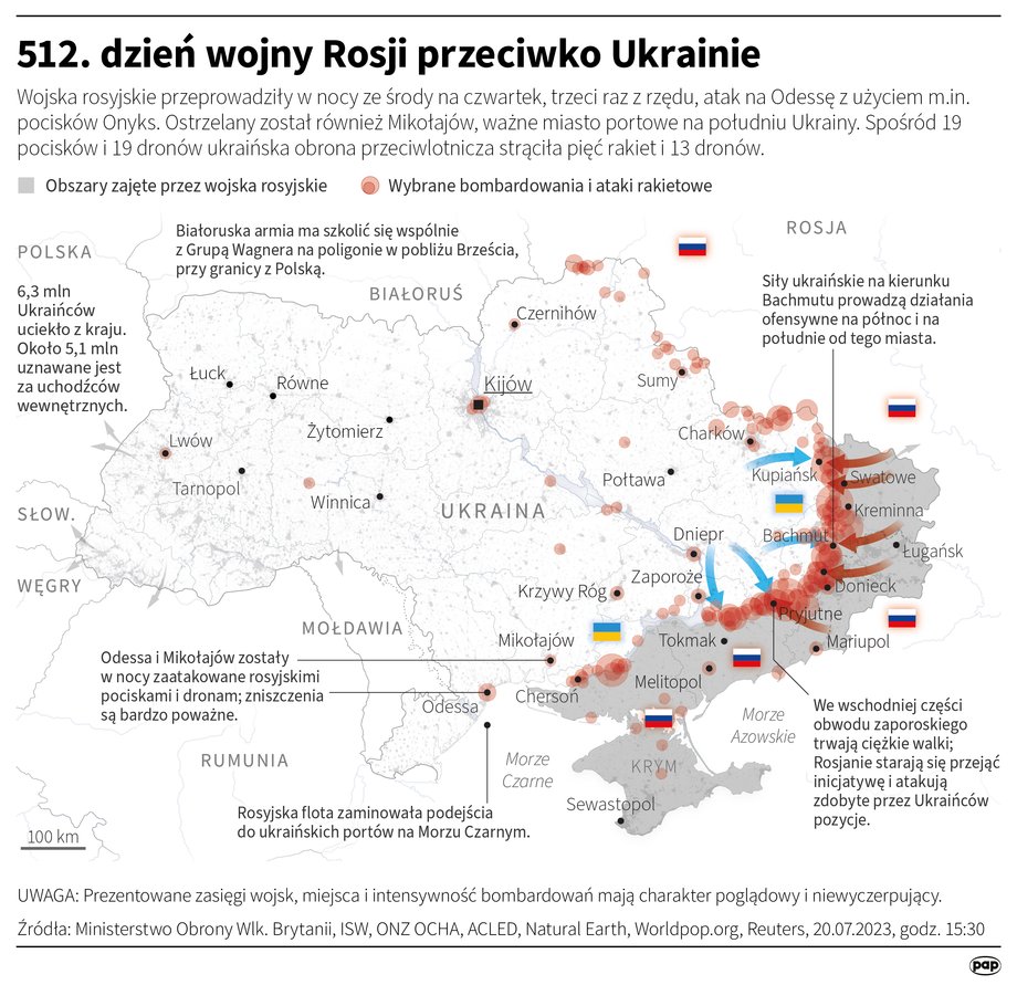 512. dzień wojny Rosji przeciwko Ukrainie