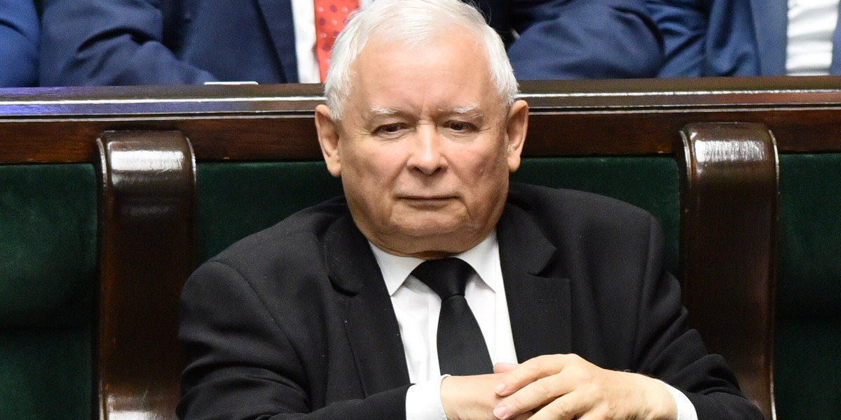 Na zdjęciu Jarosław Kaczyński.