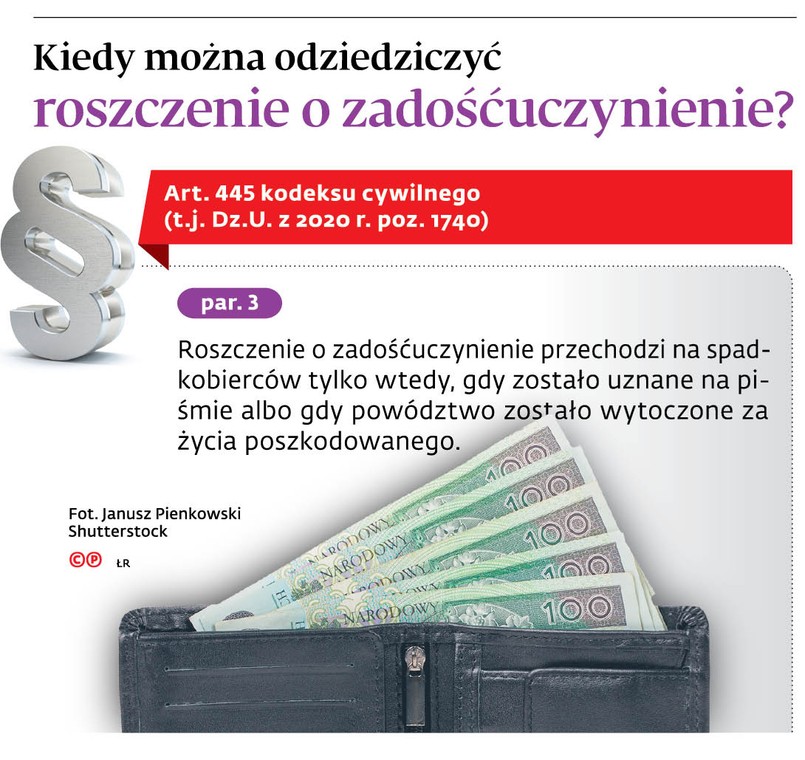 Kiedy można odziedziczyć roszczenie o zadośćuczynienie?