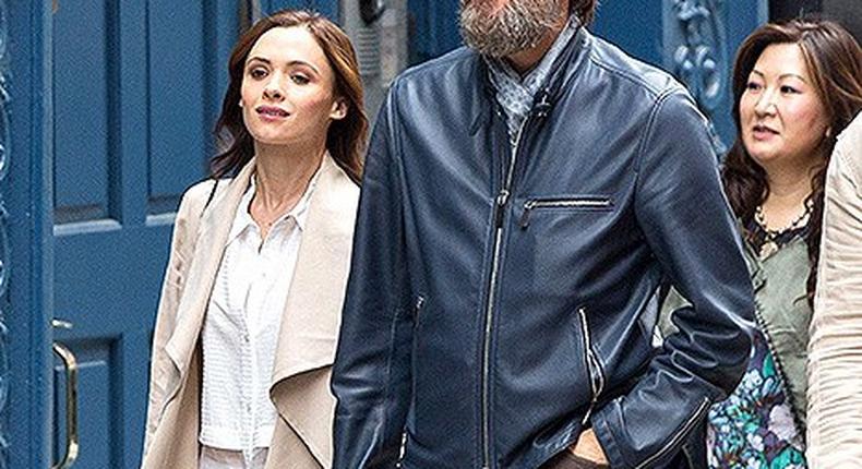 Jim Carrey and Cathriona White