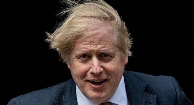 British Prime Minister Boris Johnson leaves 10 Downing Street to make a statement on Coronavirus to MPs at Houses of Parliament on May 11, 2020 in London, United Kingdom