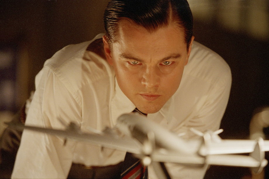Leonardo DiCaprio w filmie "Aviator"