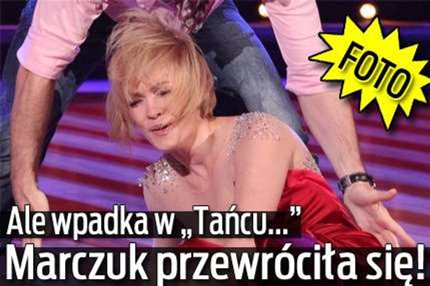 Ale wpadka w "Tańcu..". Marczuk przewróciła się! FOTO