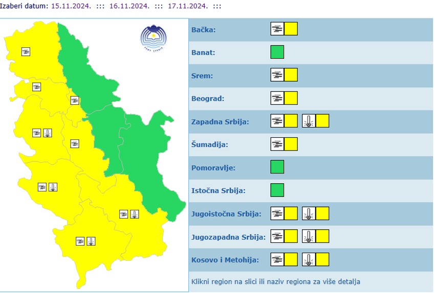 Meteoalarm 17.11.