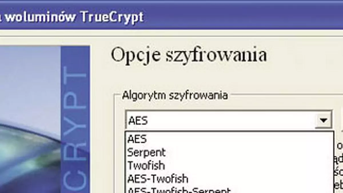 Test programu do szyfrowania danych TrueCrypt 6.2