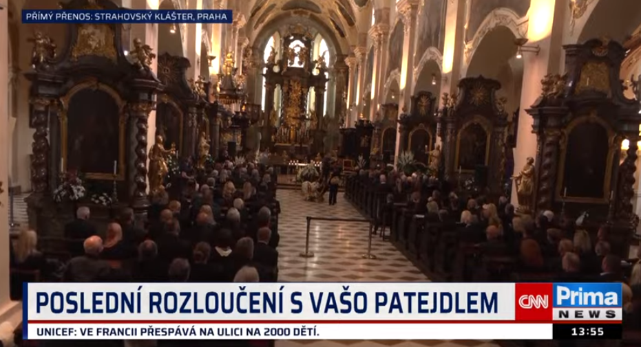 Rozlúčka s Vašom Patejdlom v Prahe.