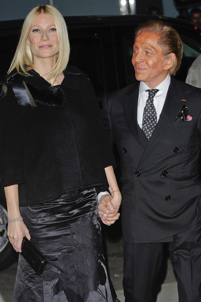 Valentino Garavani, Gwyneth Paltrow / fot. Getty Images