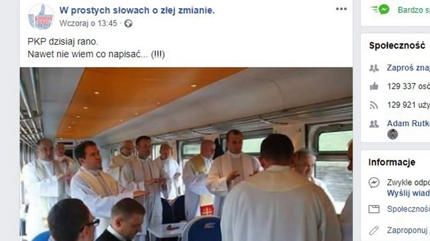 Zamienili WARS w kaplicę? PKP wyjaśnia