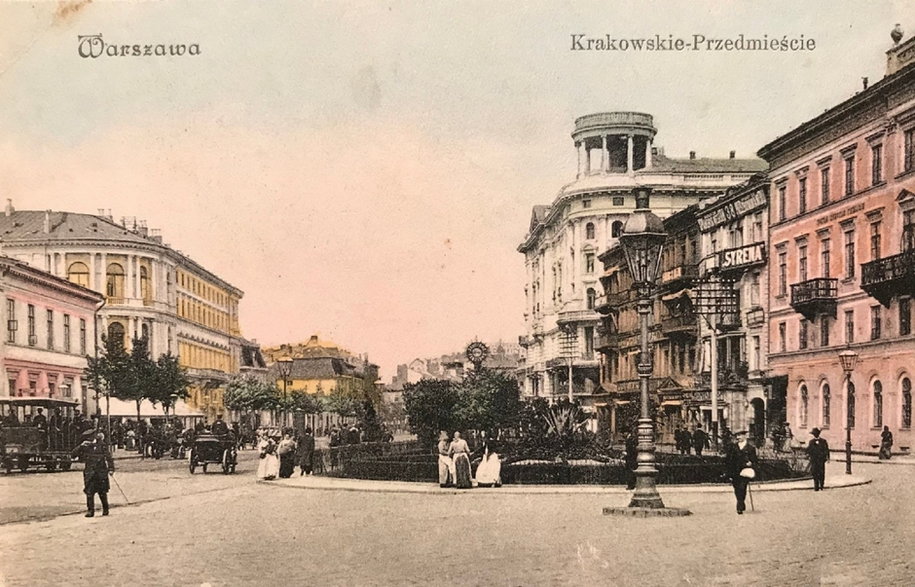 Krakowskie Przedmieście na pocz. XX w. Źródło: fotopolska.eu/Desperado