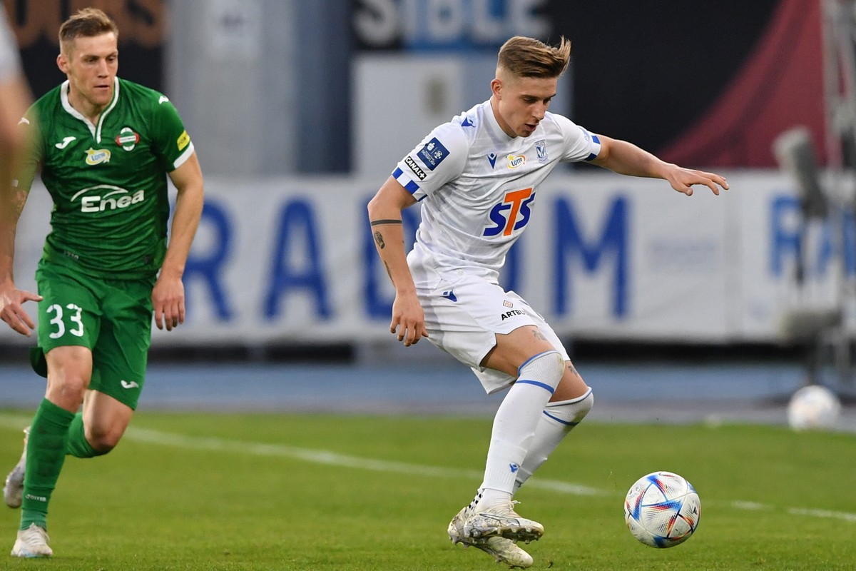 Dawid Abramowicz (L) i Michał Skóraś (P)