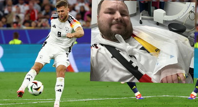 Co za historia. Niemiecki piłkarz złamał rękę kibicowi