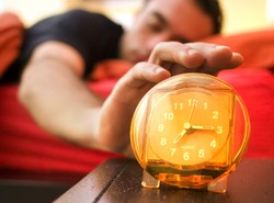 Tej nocy spaliśmy o godzinę krócej