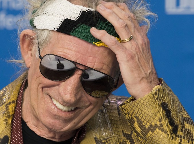 Keith Richards na Toronto Film Festival