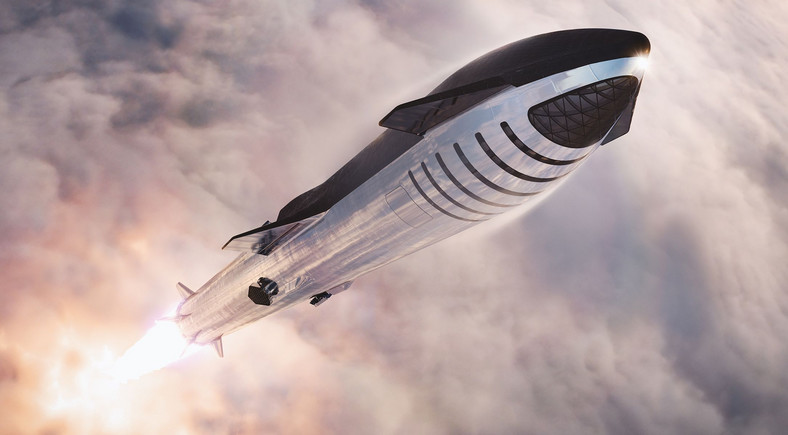 Wakacje 2021 r. - pierwszy orbitalny lot statku Starship