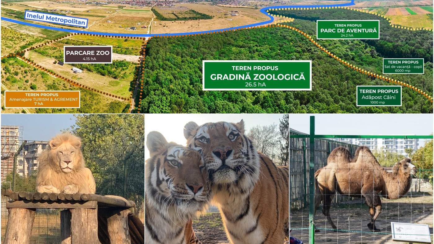 Proiect de 50 de milioane de euro lângă Oradea: parc de agrement uriaș și grădină zoologică