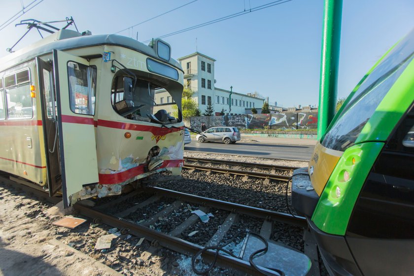 Motorniczy stracił uprawnienia po zderzeniu na Hetmańskiej