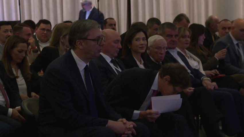 Aleksandar Vučić u Cirihu 