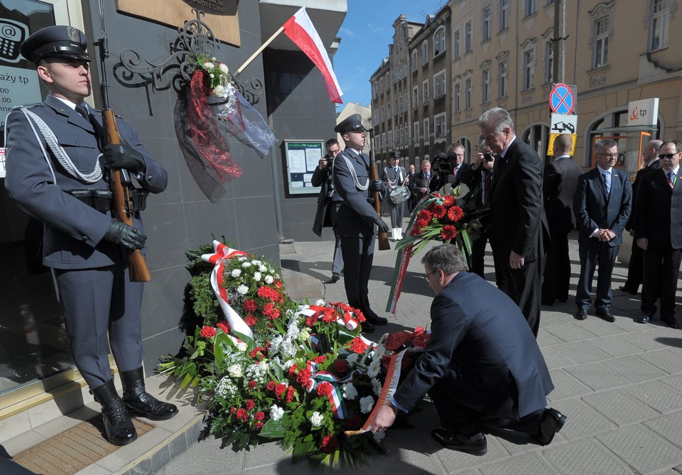 POZNAŃ WIZYTA PREZYDENTA WĘGIER KOMOROWSKI