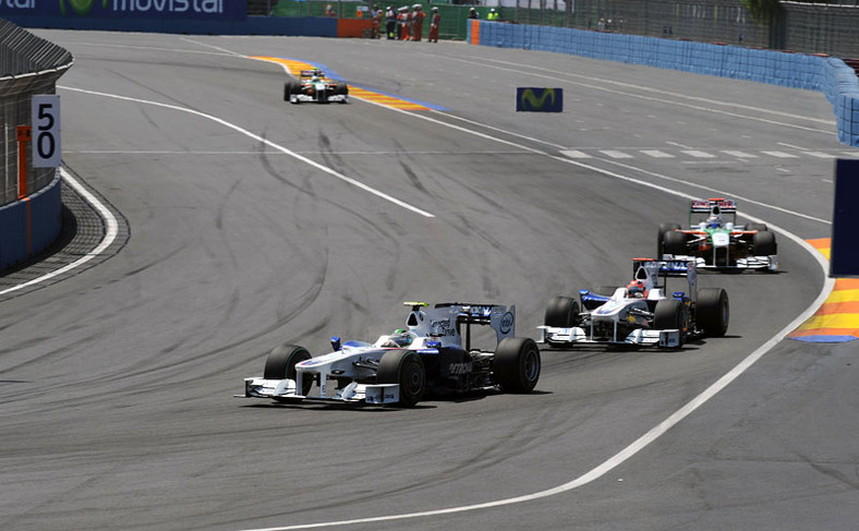 Grand Prix Europy 2009: szczęśliwy Barrichello (fotogaleria)